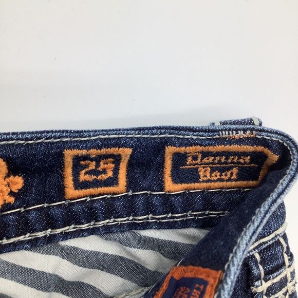 Rock Revival Womens Donna Boot Denim Jeans Blue Size 25 - Picture 8 of 12